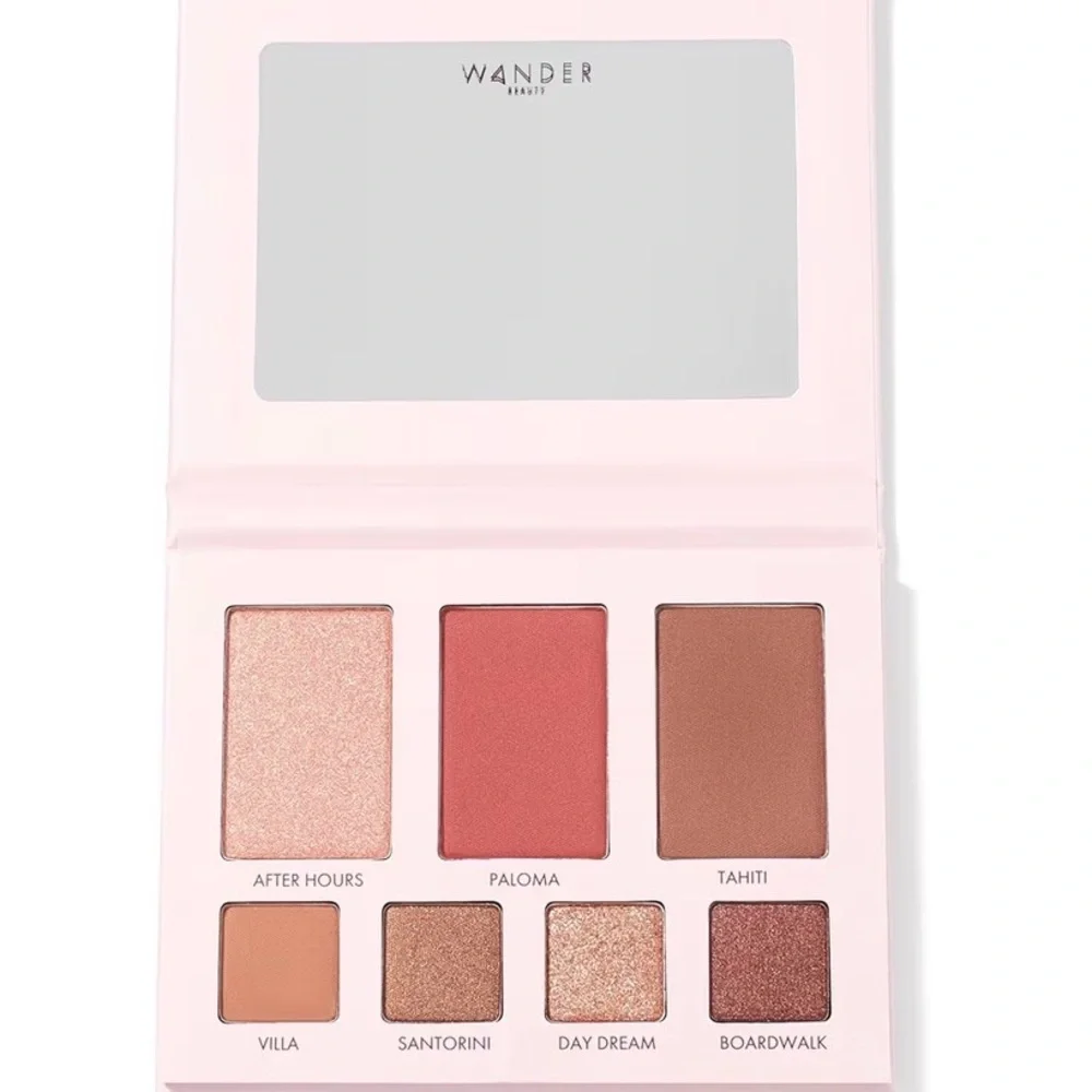 Wander ISLAND HOP Makeup Palette with Pink and Brown Shades
